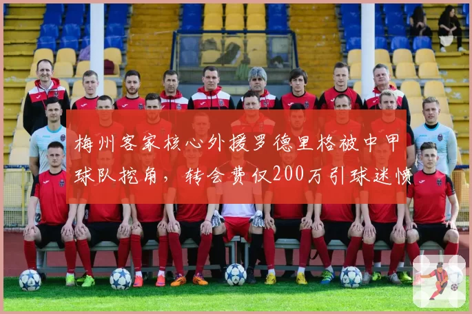 梅州客家核心外援罗德里格被中甲球队挖角，转会费仅200万引球迷愤怒抗议