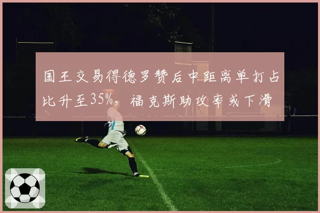 国王交易得德罗赞后中距离单打占比升至35%，福克斯助攻率或下滑